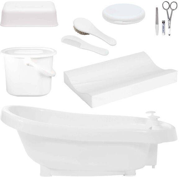 Bebe Jou b&#xE9;b&#xE9;-jou &#xAE; Thermo-thermische badset de Luxe wit vanaf de geboorte