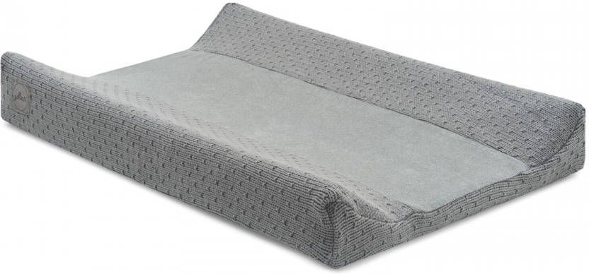 Jollein Aankleedkussenhoes Bliss Knit Storm Grey 50 x 70 cm