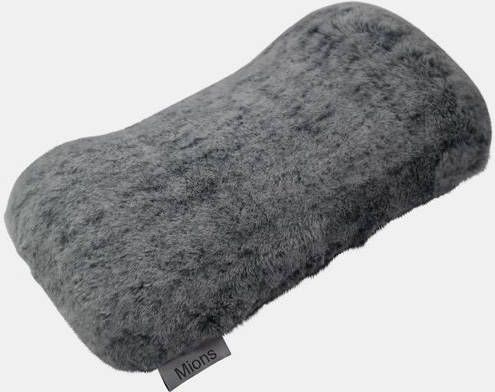 Human Comfort Mions Compact Pillow Rabbit Fleece Kussen Middengrijs
