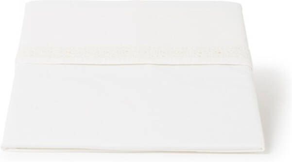 Koeka baby ledikantlaken met broderie 110x140 cm warm white