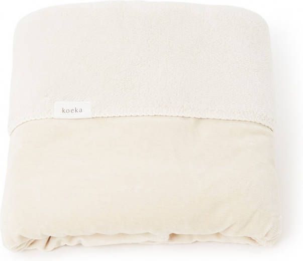 Koeka Wiegdeken Teddy Oddi Warm White 75 x 100 cm