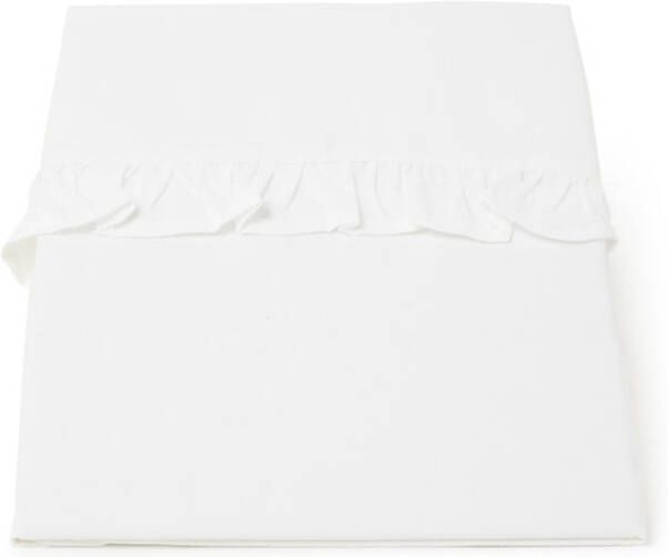 Koeka baby ledikantlaken ruffle 110x140 cm warm white