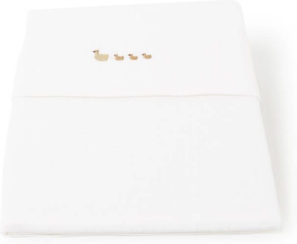 Koeka Swim baby ledikantlaken 110x140 cm wit/sand