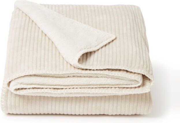 Koeka Ledikant Deken Vik Sand Teddy Gevoerd 100x150 cm