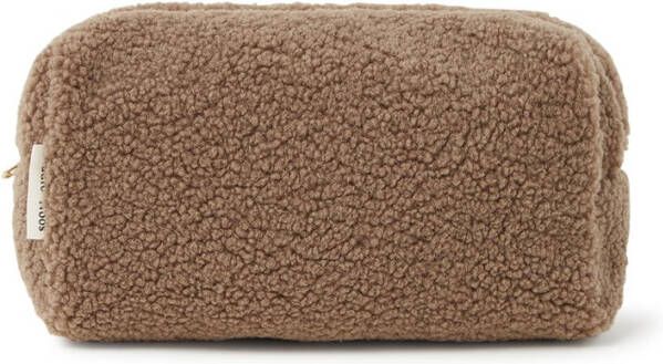 Studio Noos Make up tasjes Chunky Teddy Pouch Bruin