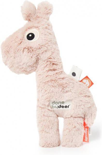 Done by Deer ™ Cuddly toy Cuddle Cut Giraffe Raffi, roze