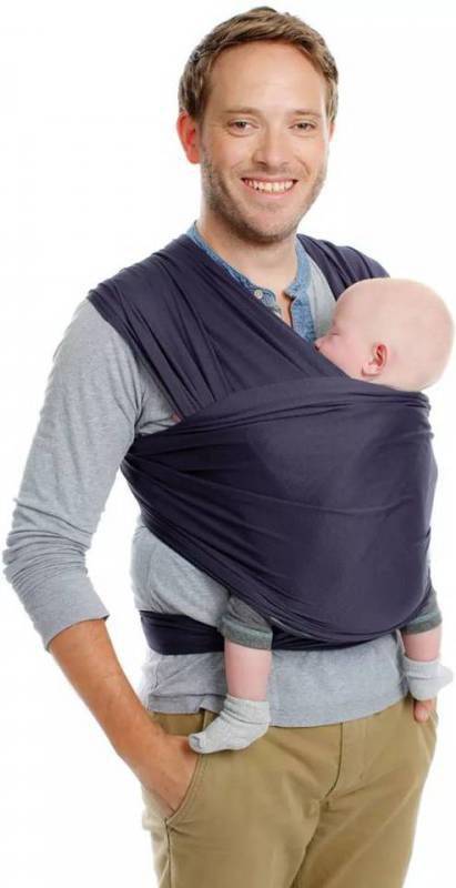 Distrilink Babylonia Tricot slen Cool Draagdoek Navy Blue Bddts 1 945