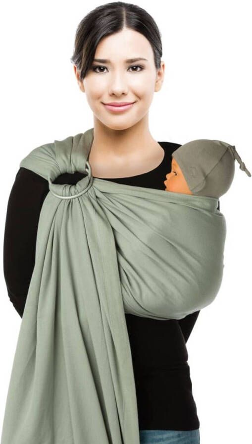 Distrilink Babylonia Bb sling Draagdoek Grey Violet Bddsl Pad 990