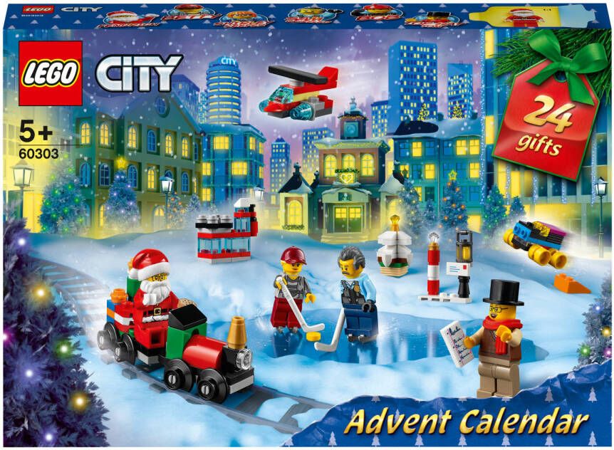 Lego City Advent Calendar 2021 Christmas Toy Gift Set(60303 )