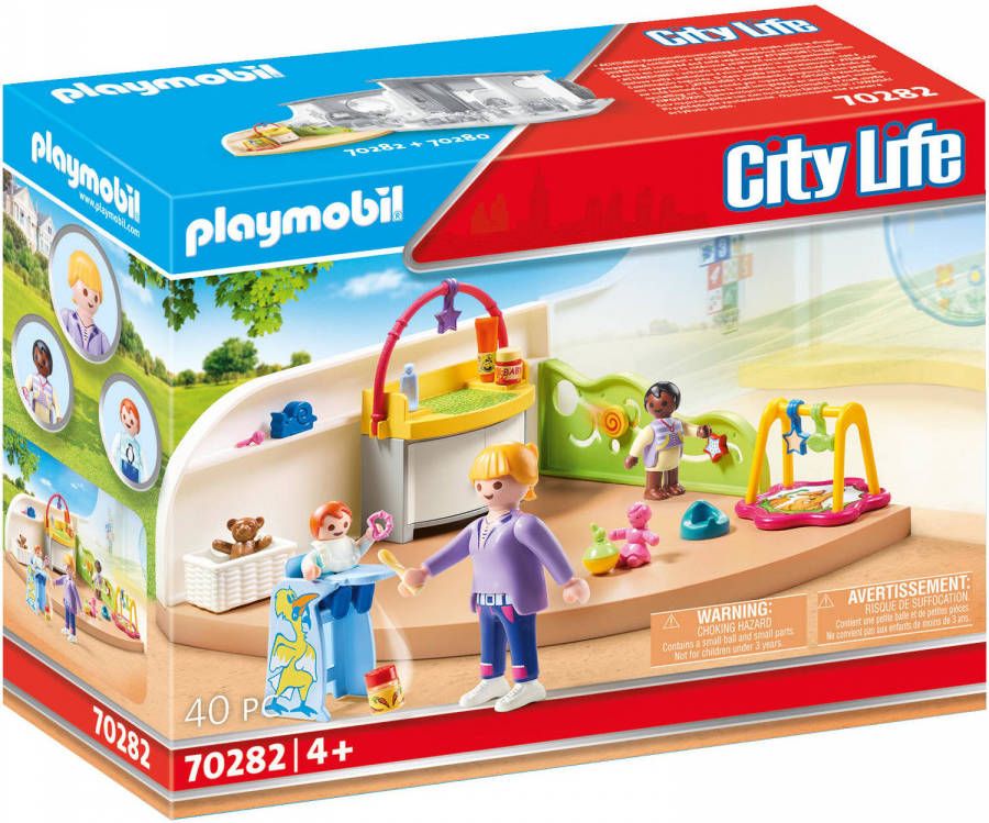 Playmobil ® Constructie speelset Peutergroep(70282 ), City Life Made in Germany(40 stuks )