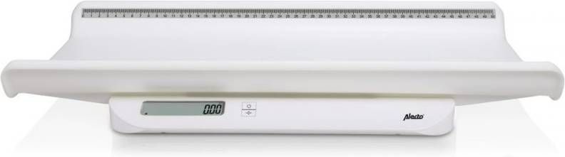 Alecto  Baby- en peuterweegschaal wit tot 10 gram nauwkeurig