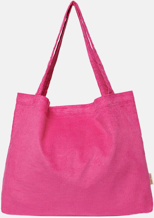 Studio Noos Rib Mom Bag shopper bright pink