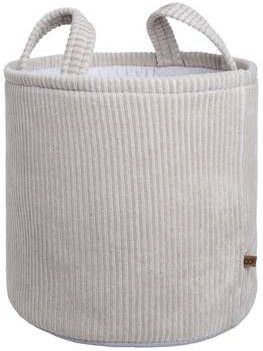 Baby's Only Opbergmand Sense Kiezelgrijs Ø30 cm