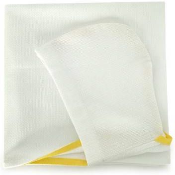 Ekobo Baño Kinderhanddoek 100% Organisch Katoen Wit