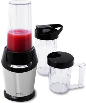 Inventum Bullet blender set 1000 W 700 ml zwart en zilver NB230RS