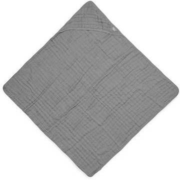 Jollein badcape wrinkled grijs(75 centimeter x 75 centimeter )
