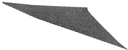 Ambiance Schaduwdoek Camouflage Driehoek 360x360x360 Lichtgrijs