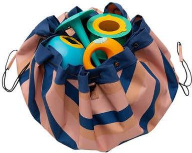 Play & Go Outdoor opbergtas mokka stripes