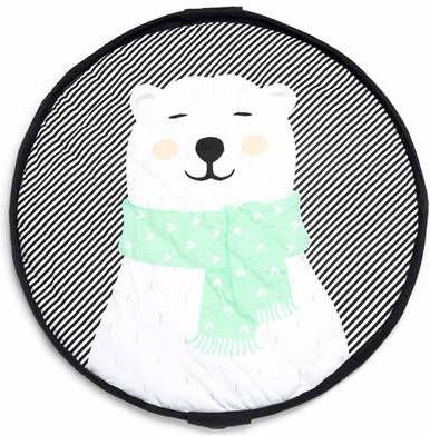 play&go® Soft 3-in-1 Speelkleed & Opbergzak ijsbeer