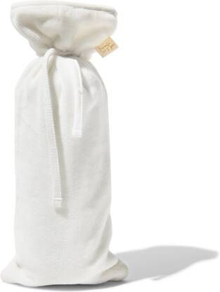 HEMA Kruikenzak 33x13.5 Velours Wit