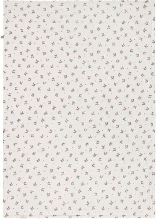 Noppies Baby Comfort Blooming Clover reversible baby ledikantdeken 100x140 cm Jet Stream
