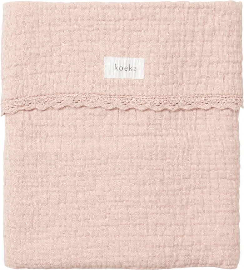 Koeka Elba baby ledikantdeken 100x150 cm bright blossom