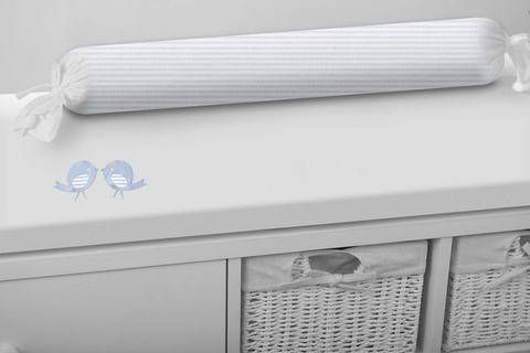 smarTrike ® Aankleedkussen ToTs aankleedkussen Classic blauw mêlee met rol