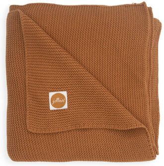 Jollein baby ledikant deken 100x150cm Basic knit caramel