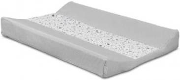 jollein  Hoes voor aankleedkussen Tiny Waffle Soft Grey 50x70cm Grijs Gr.50x70 cm
