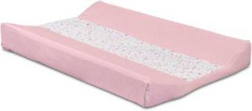 jollein Hoes voor aankleedkussen Tiny Waffle Soft Pink 50x70cm
