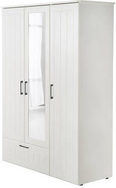 Roba ® Kinderkledingkast Sylt 3 deurs met spiegeldeur, made in europe