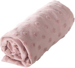 Roba ® Hoes voor aankleedkussen Lil Planet, roze/mauve GOTS made with organic materials, gecertificeerd door BCS 36081