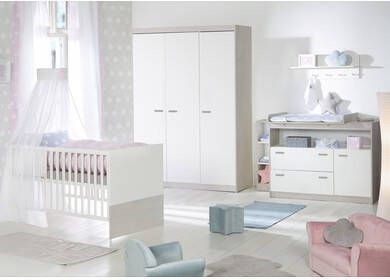 Roba ® Complete babykamerset Julia met kinderbed, kast en commode(set, 3 stuks )