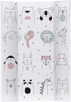 Rotho Babydesign Aankleedkussen Happy Faces Wigvorm, Made in Europe