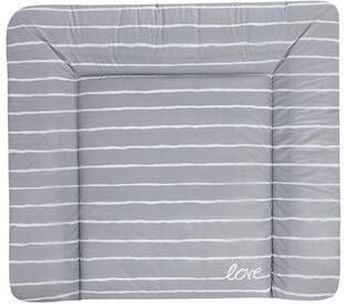 Zöllner JULIUS ZÖ, LLNER Verzorgingsmat Zachte folie Grey Strepen 75 x 85 cm Strepen 75 x 85 cm