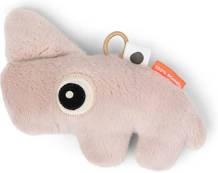 Done by Deer Baby Accessoires Tiny Sensory Rattle Nozo Roze
