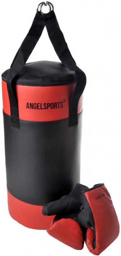 Angel Sports Bokszak Met Handschoenen 50 Cm