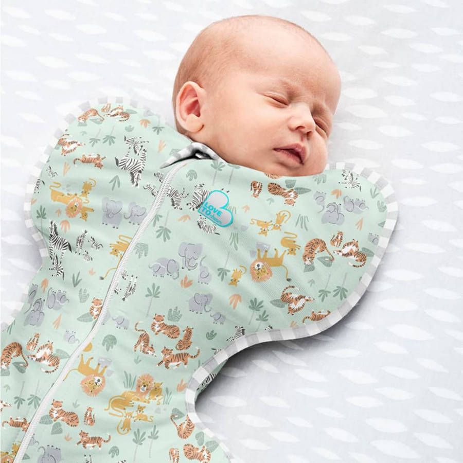 Love to Dream baby inbakerslaapzak Original 0 4 mnd groen multi