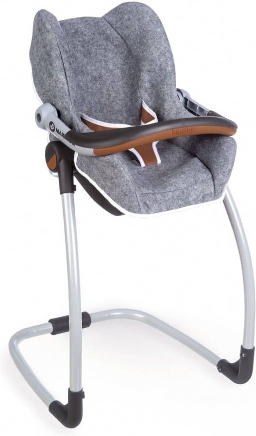 Smoby Poppen en autostoeltje 3 in 1 grijs