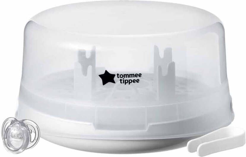 Tommee Tippee  Magnetronsterilisator Closer to Nature, BPA-vrij Wit Gr.125ml-250ml