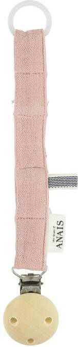 Merkloos Trial Speenketting Bliss Rose 15 X 2 Cm Katoen Roze