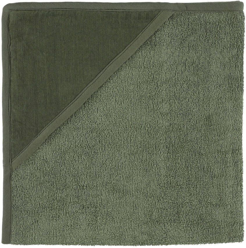 TRIXIE Plaids Hooded towel Ribble Moss Groen