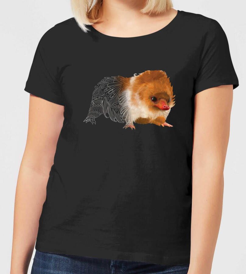 Fantastic Beasts Tribal Baby Niffler dames t shirt Zwart 5XL Zwart