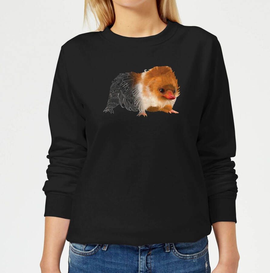 Fantastic Beasts Tribal Baby Niffler dames trui Zwart XXL Zwart