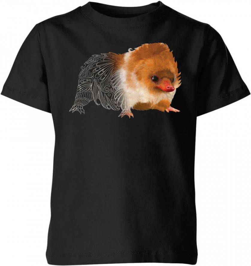Fantastic Beasts Tribal Baby Niffler kinder t shirt Zwart 146/152(11 12 jaar) Zwart